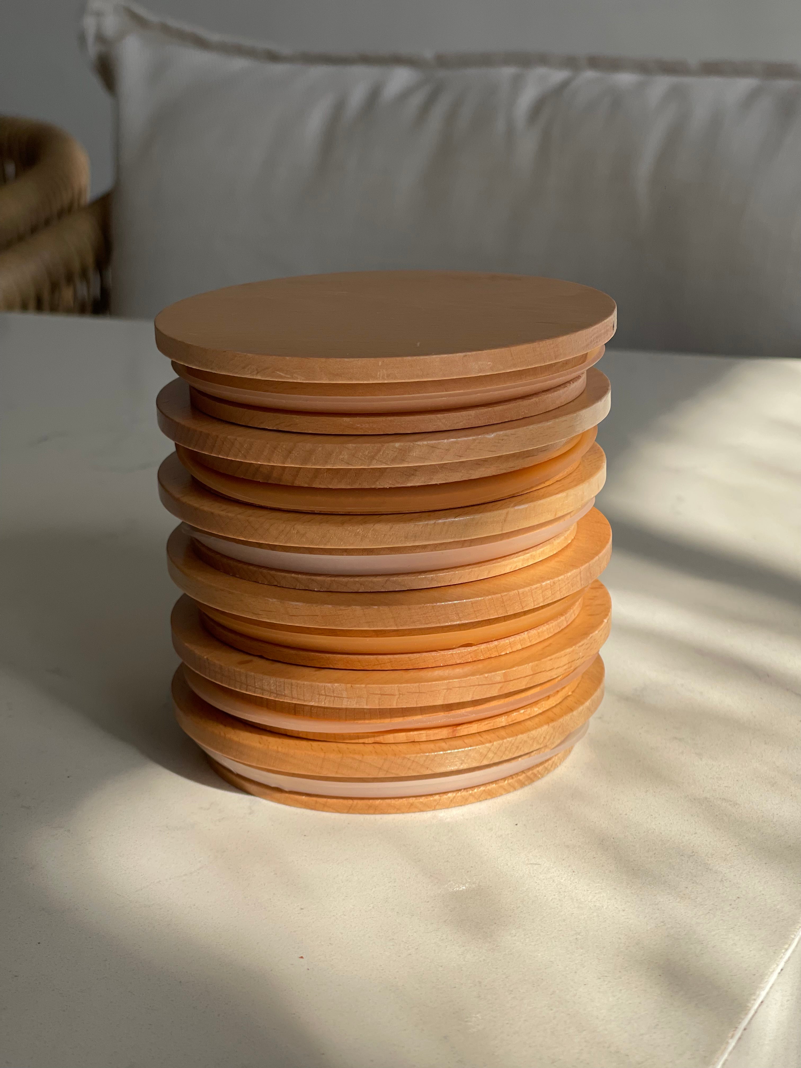 Bamboo wooden lid